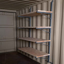 SB4110 - (Single) ConExtra Container Shelf Bracket: Adjustable, 4-Tier (18.875")