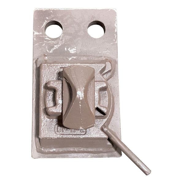 SB1470.SPL - Deck Mount Twistlock with Side Plate, 2 Hole (LH