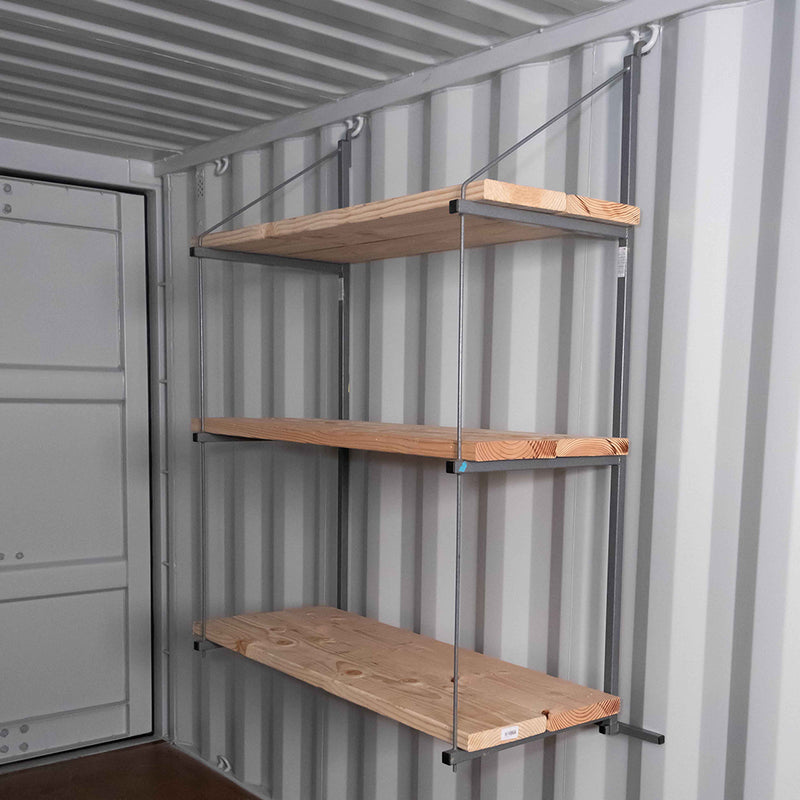  Cargo Shipping Container Shelving Brackets - Sold in