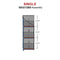 SB3212BB - (Single) ConExtra Container Shelf Bracket: Fixed, 3-Tier (14.875") Banker Box