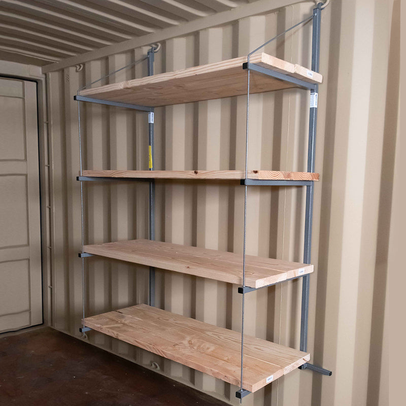 BRA-001 – SHIPPING CONTAINER SHELVING - All Things Containers